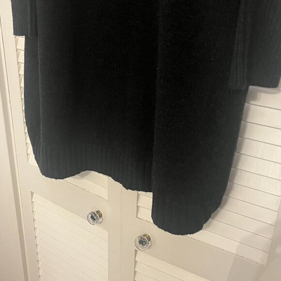 Eileen Fisher open cardigan XL merino wool waterfall grey charcoal - Picture 12 of 14